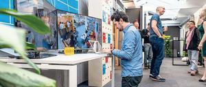 Der Internet-Gigant Google in Warschau. Am Donnerstag ging der „Campus“ als einer der wenigen weltweiten „Hubs“ des Unternehmens an die Datennetze. 