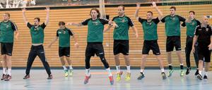 Da kennen wir uns aus. In Hohenschönhausen trainieren die Füchse ja sonst auch - allerdings nicht in der großen Halle am Sportforum.