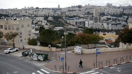 Eine jüdische Siedlung bei Jerusalem.