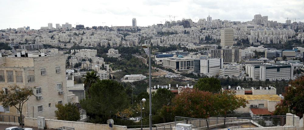 Eine jüdische Siedlung bei Jerusalem.