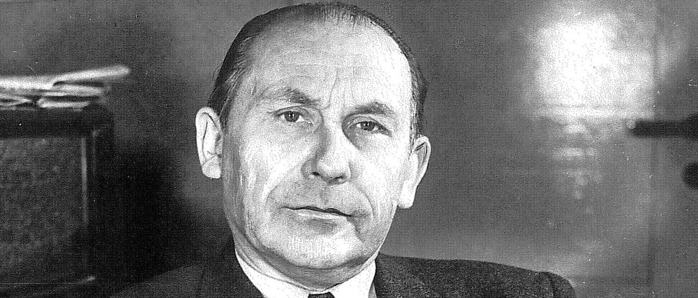 Zeitungsgründer. Der Journalist, Publizist, Schriftsteller, Mitherausgeber und Chefredakteur des Berliner Tagesspiegel, Erik Reger (1893-1954).