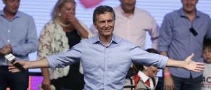 Der Sieger der Präsidentenwahl in Argentinien, Mauricio Macri.