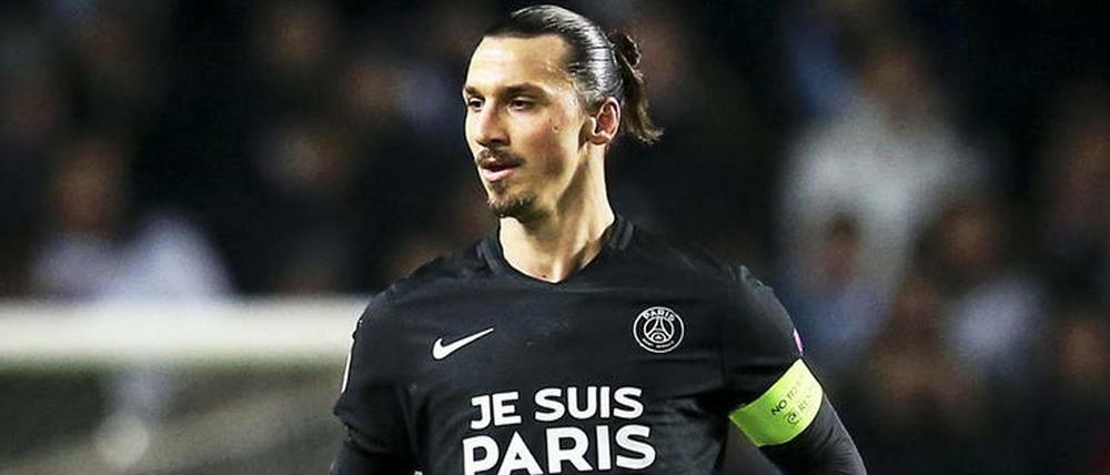 Zlatan Ibrahimovic gewann mit Paris St. Germain sicher in seiner schwedischen Heimat.