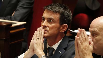 Frankreichs Ministerpräsident Manuel Valls will die Grenzen der EU für Flüchtlinge aus Nahost schließen. 