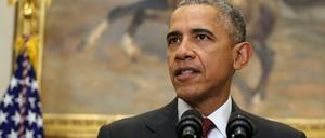 Barack Obama verhängte Strafmaßnahmen wegen Unterstützung des syrischen Machthabers Baschar al Assad.