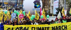Farbenfroh. Die Demo in Berlin