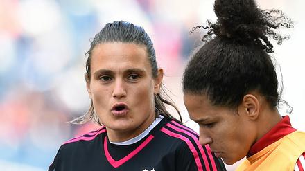 Nadine Angerer (li.) und Celia Sasic (re.) werden nicht mehr für die deutsche Nationalmannschaft auflaufen.