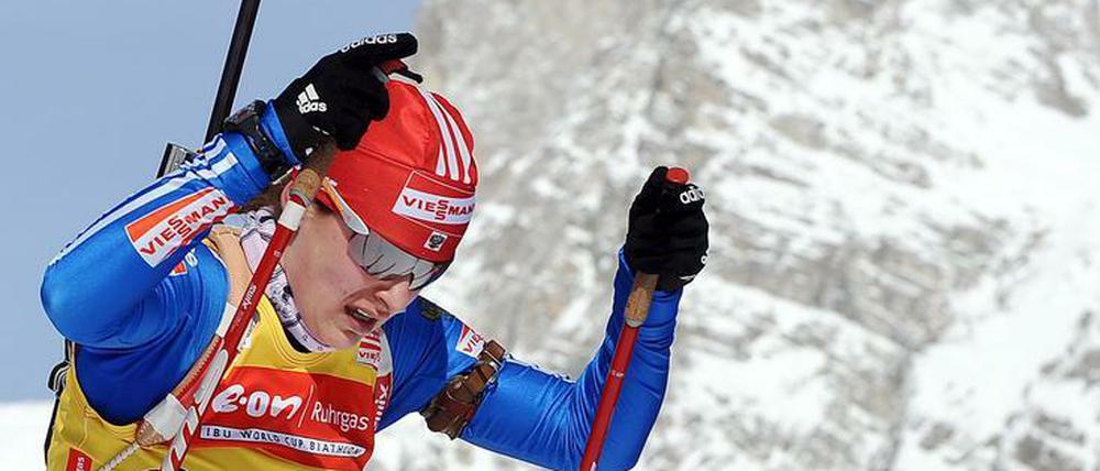 Jekaterina Jurjewa war wiederholt als Dopingsünderin aufgefallen - nicht als einzige im russischen Biathlon-Team. 