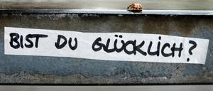 Glück. Jeder will es, aber wer hat es? Eine Studie soll zeigen, wo die "glücklichsten Deutschen" wohnen. 