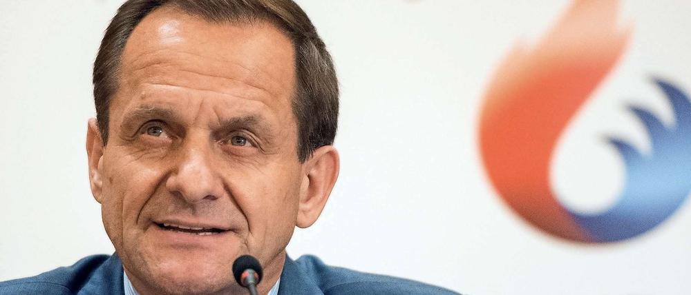 Hamburg, was sonst? DOSB-Präsident Alfons Hörmann.