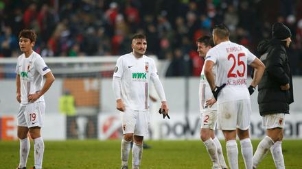 Beim FC Augsburg lief nicht viel zusammen am Donnerstagabend.