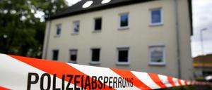 Wie hier im sächsischen in Lunzenau Ende Juli waren Unterkünfte ür Flüchtlinge Dutzende Male das Ziel von Anschlägen.