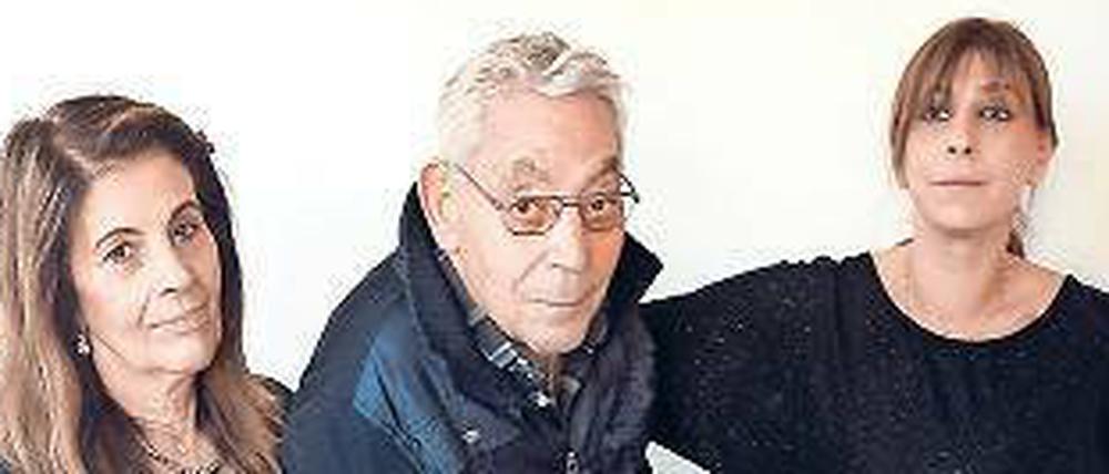 Ein Besuch im Herbst 2015. Angelica, Orazio, Efi (rechts). 