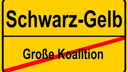 Schwarz-Gelb - ein Modell für die Zukunft?