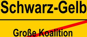 Schwarz-Gelb - ein Modell für die Zukunft?