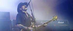 Lemmy Kilmister, Sänger der britischen Heavy-Metal-Band Motörhead, tritt am 20.11.2015 in München auf. Das Konzert in Berlin wurde nun abgesagt.