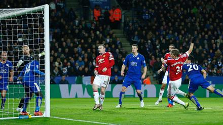 Schweinsteiger (r., Nr. 31) bei seinem Ausgleichstreffer.