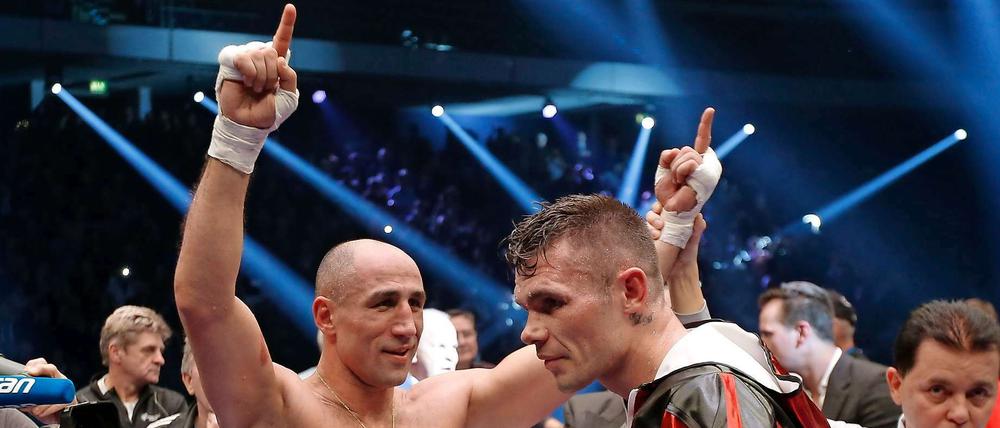 Ich mal wieder, wer sonst? Arthur Abraham (li.).
