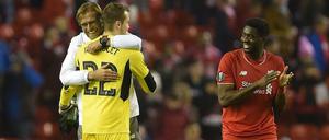 Nach dem 2:1 von Liverpool gegen Bordeaux strahlte Jürgen Klopp mit seinen Spielern um die Wette.