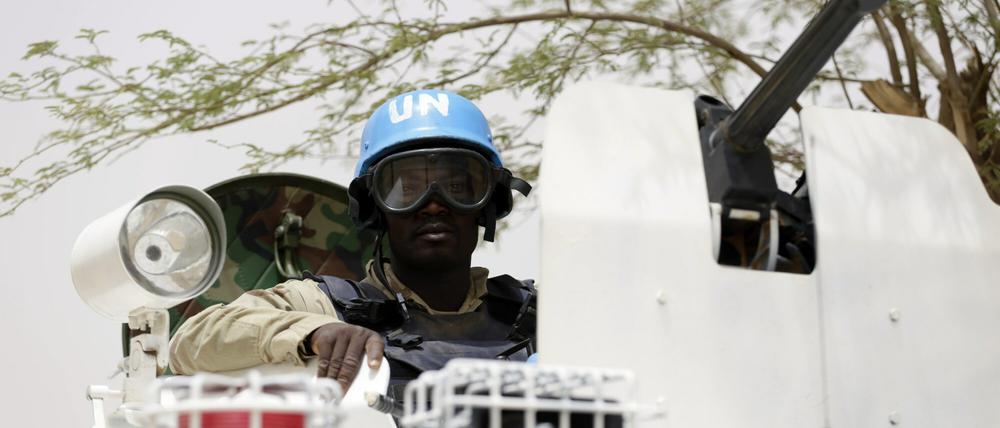 Ein UN-Soldat in Mali (Archivbild).
