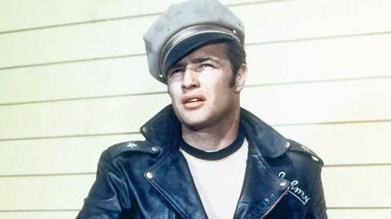 Super Typ, super Jacke: Marlon Brando in "Der Wilde".