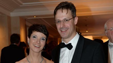 Allianz für den Tanz. Frauke Petry und ihr neuer Lebensgefährte Marcus Pretzell auf dem Bundespresseball.