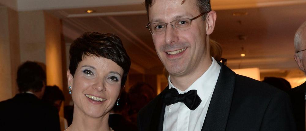 Allianz für den Tanz. Frauke Petry und ihr neuer Lebensgefährte Marcus Pretzell auf dem Bundespresseball.
