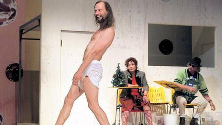 Ekstase und Exerzitium. Joachim Meyerhoff spielt den Messias im Wiener Akademietheater. 