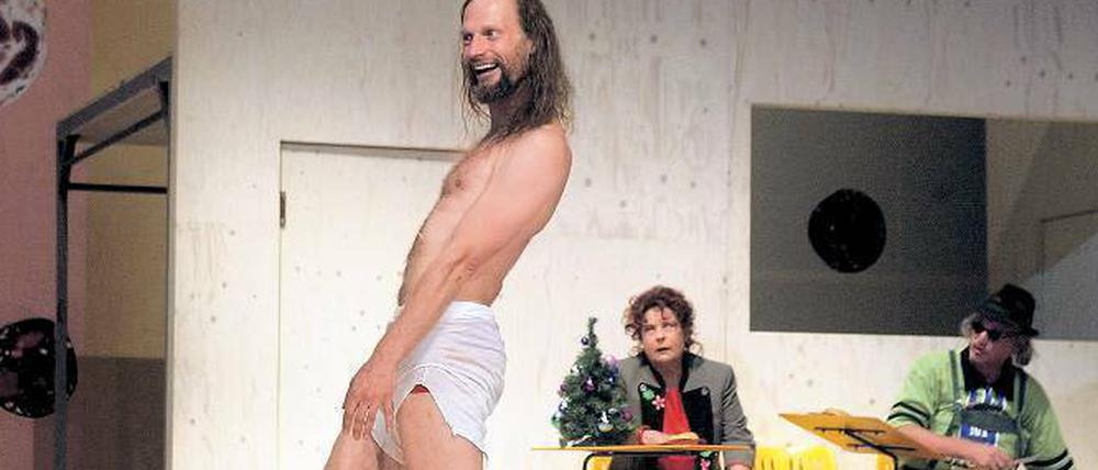 Ekstase und Exerzitium. Joachim Meyerhoff spielt den Messias im Wiener Akademietheater.