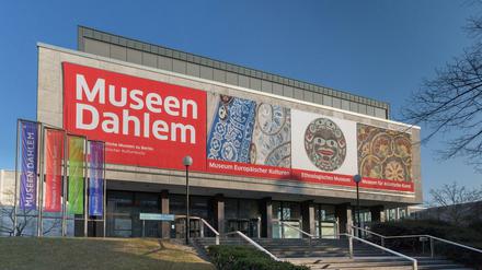 Blick auf die drei Museen in Dahlem.