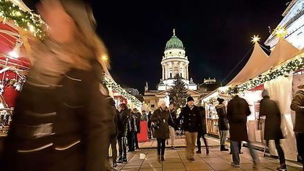 Alles gut, oder? Ob er sich zwischen den Buden am Gendarmenmarkt so sicher fühlt wie in den Vorjahren, muss jeder für sich entscheiden.