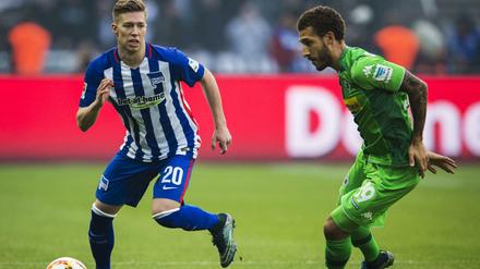 Kann vorne wie hinten. Neuzugang Mitchell Weiser (links) erfüllt bei Hertha BSC die in ihn gesetzten Erwartungen.