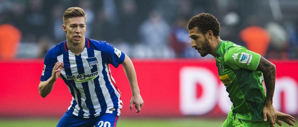 Kann vorne wie hinten. Neuzugang Mitchell Weiser (links) erfüllt bei Hertha BSC die in ihn gesetzten Erwartungen.
