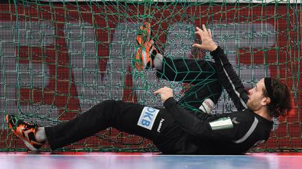 Irgendwie verhaspelt. Die Füchse Berlin um Nationaltorhüter Silvio Heinevetter sind als Titelverteidiger im Europapokal frühzeitig ausgeschieden 