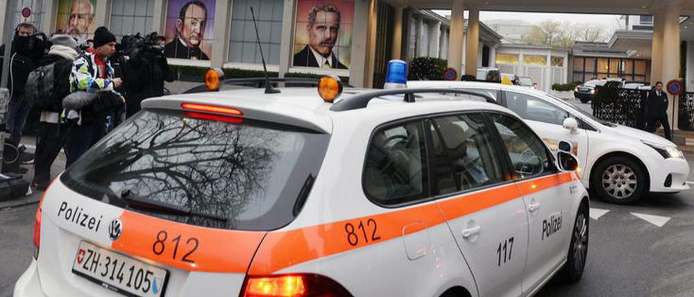 Zugriff in Zürich. Im Hotel Baur au Lac in der Altstadt wurden am Donnerstag zwei Fifa-Funktionäre festgenommen.