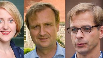 Swen Schulz (SPD), Lisa Paus (Grüne), Hans-Georg von der Marwitz (CDU), Stefan Liebich (Linke) und Agnieszka Brugger (Grüne) 