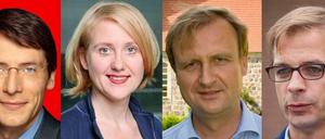 Swen Schulz (SPD), Lisa Paus (Grüne), Hans-Georg von der Marwitz (CDU), Stefan Liebich (Linke) und Agnieszka Brugger (Grüne) 