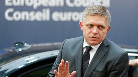 Robert Fico, Ministerpräsident der Slowakei.