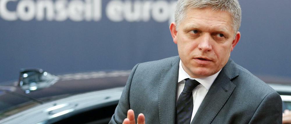 Robert Fico, Ministerpräsident der Slowakei.