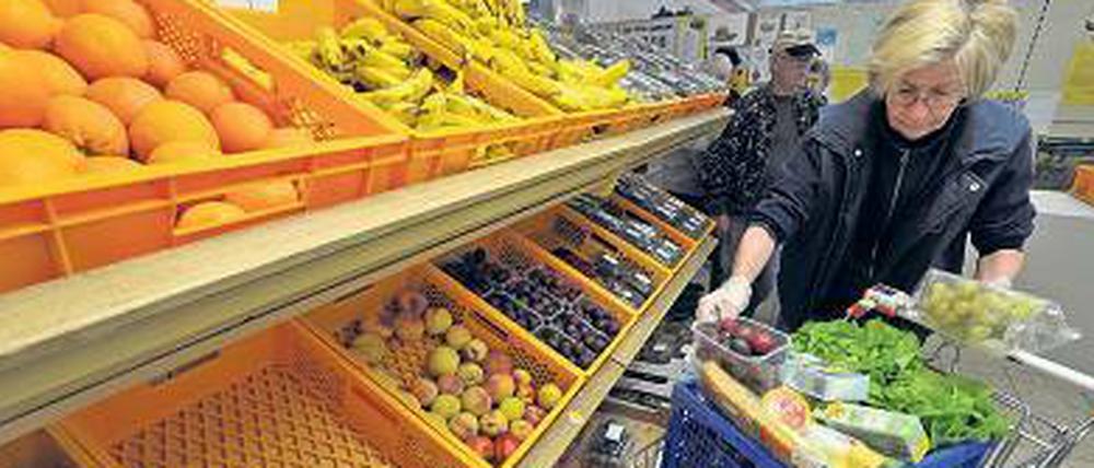 Essensspende. Die Tafeln versorgen Bedürftige mit Lebensmitteln. 