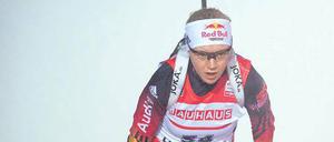 Blick nach vorn. Miriam Gössner musste in den vergangenen Jahren einige Rückschläge verkraften. In die neue Saison startet sie nun voller Zuversicht.  Foto: dpa/Nietfeld