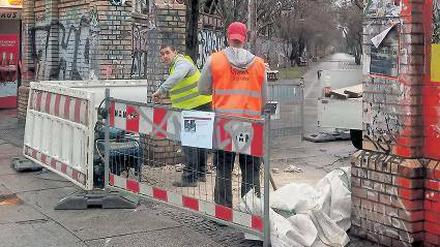 Los geht’s. Am und im Görlitzer Park wird gebaut. 