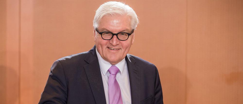 Bundesaußenminister Frank-Walter Steinmeier (SPD). 