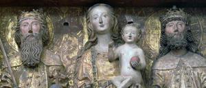 Altaraufsatz mit Maria und dem Christuskind