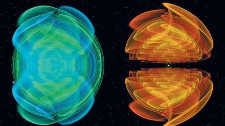 Simulation von Gravitationswellen