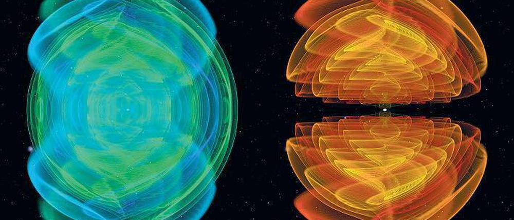 Simulation von Gravitationswellen