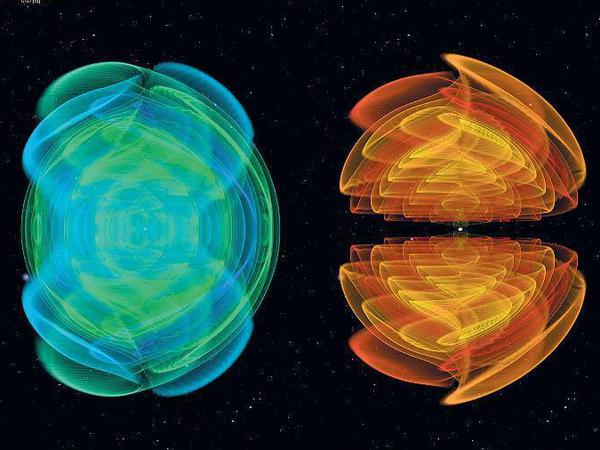 Simulation von Gravitationswellen