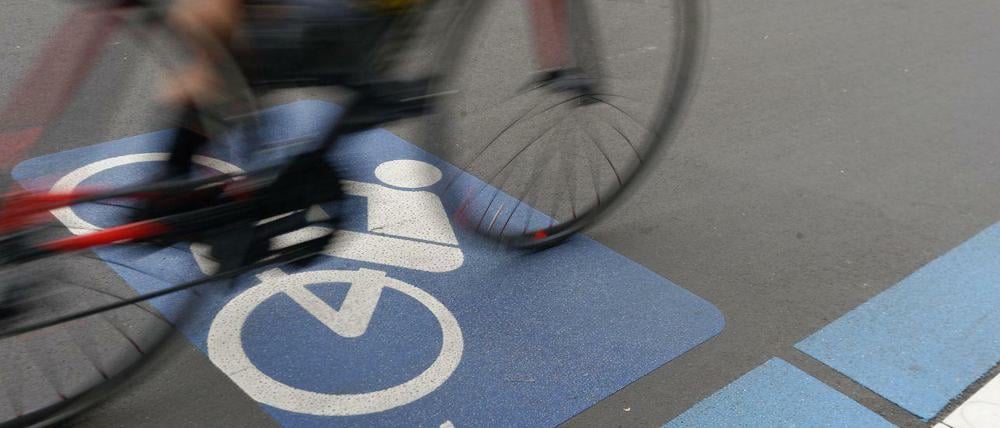 So könnte ein Radschnellweg in Charlottenburg-Wilmersdorf aussehen. Doch daraus wird erstmal nichts.