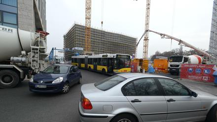 Die M41 war am heutigen Freitag mal wieder blockiert.