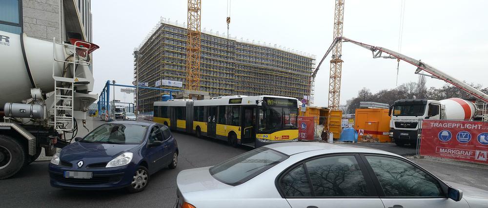 Die M41 war am heutigen Freitag mal wieder blockiert.